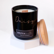 Load image into Gallery viewer, Small Black Personalised Candle - Discontinuing Scents
